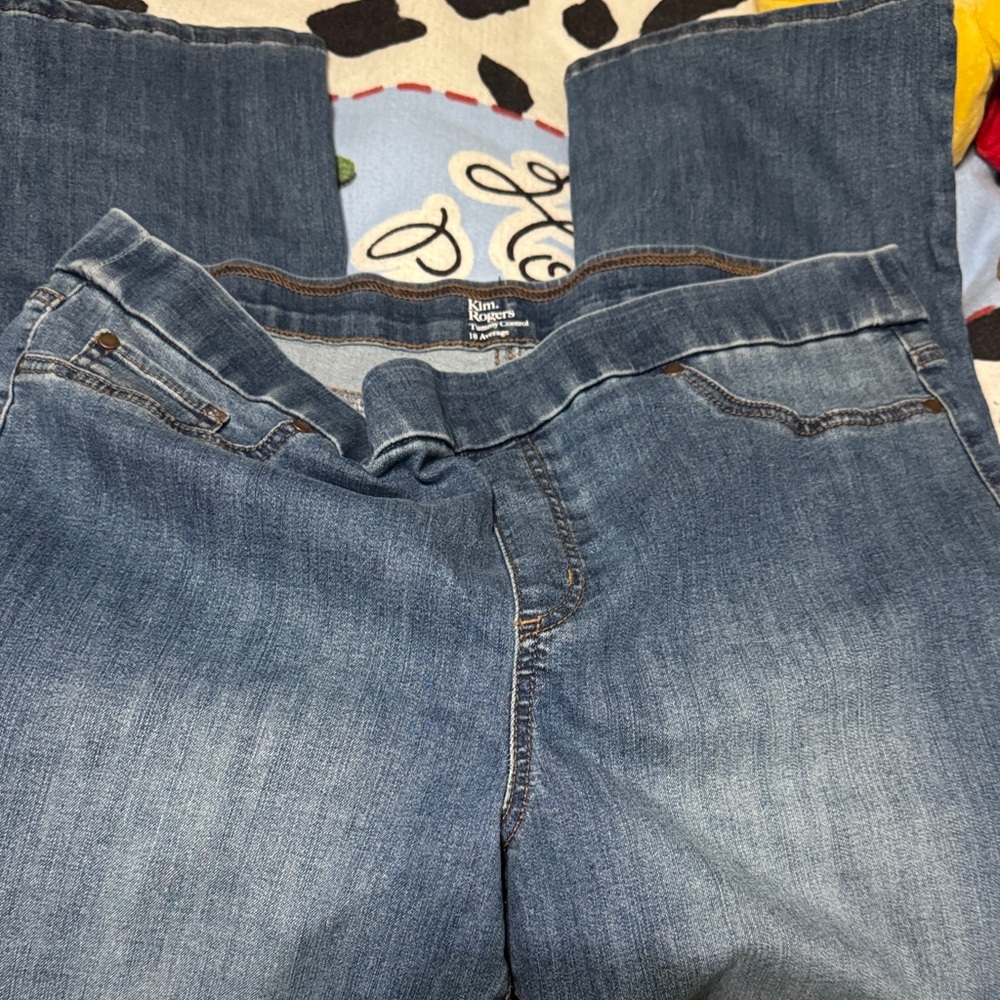 Kim Rogers Classic Blue Straight Leg Jeans